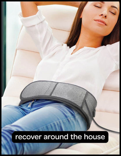 Heated Back Massager Belt, Back Pain Relief Belt with Heat, Deep Tissue Massage & Decompression