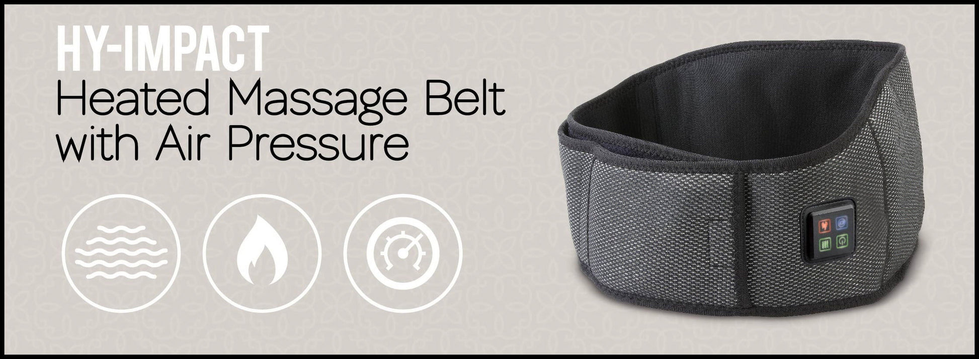 Heated Back Massager Belt, Back Pain Relief Belt with Heat, Deep Tissue Massage & Decompression