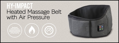 Heated Back Massager Belt, Back Pain Relief Belt with Heat, Deep Tissue Massage & Decompression